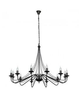 ŻYRANDOL RÓŻA 12 BLACK ALDEX 397R1