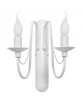 KINKIET RÓŻA 2 WHITE ALDEX 397D