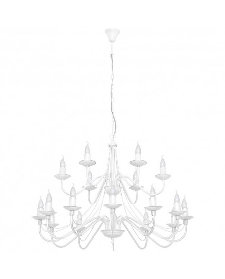 ŻYRANDOL RÓŻA 18 WHITE ALDEX 397S