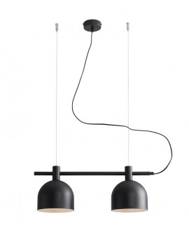 LAMPA WISZĄCA BERYL 2 BLACK ALDEX 976H1