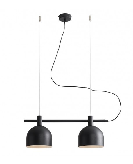LAMPA WISZĄCA BERYL 2 BLACK ALDEX 976H1