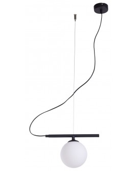 LAMPA WISZĄCĄ BERYL GLASS BLACK ALDEX 1006G1