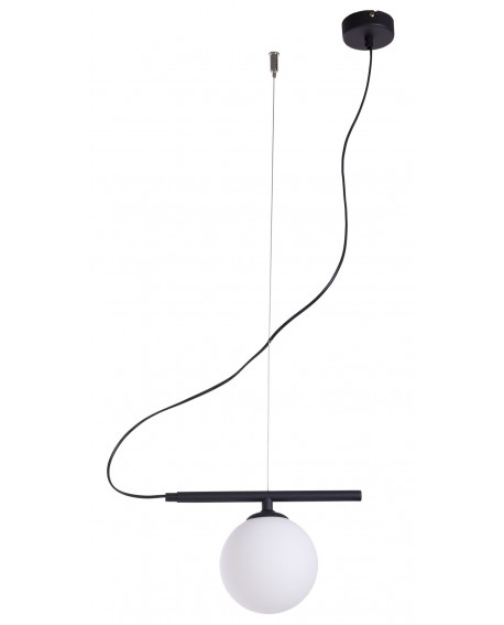 LAMPA WISZĄCĄ BERYL GLASS BLACK ALDEX 1006G1