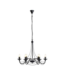 ŻYRANDOL RÓŻA 6 BLACK ALDEX 397K1