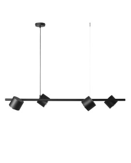 LAMPA WISZĄCA BOT 4 BLACK ALDEX 1047L 