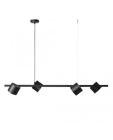 LAMPA WISZĄCA BOT 4 BLACK ALDEX 1047L 