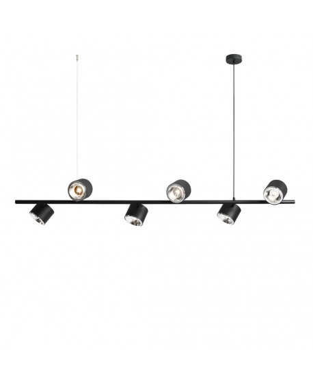 LAMPA WISZĄCA BOT 6 BLACK ALDEX 1047K