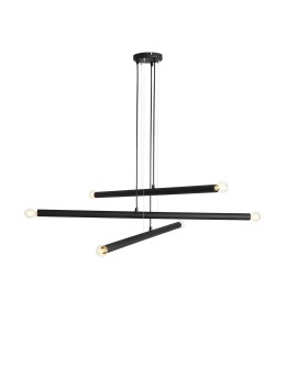 LAMPA WISZĄCA TUBO 6 BLACK ALDEX 1072K1