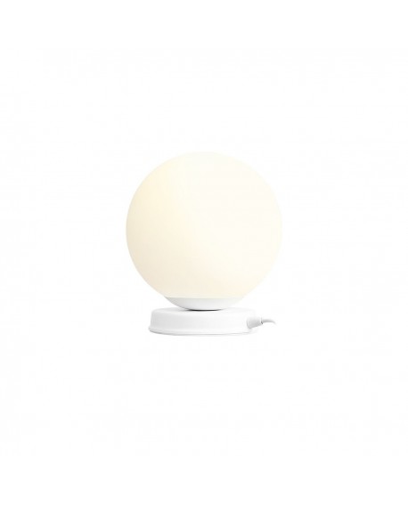 LAMPKA BIURKOWA BALL WHITE M ALDEX 1076B_M 