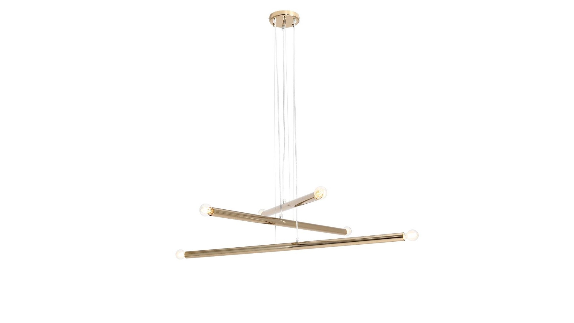 LAMPA WISZĄCA TUBO 6 GOLD ALDEX 1072K30