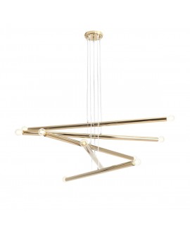 LAMPA WISZĄCA TUBO 10 GOLD ALDEX 1072M30