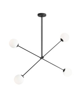 PLAFON OHIO 4 BLACK ALDEX 1081PL_L1