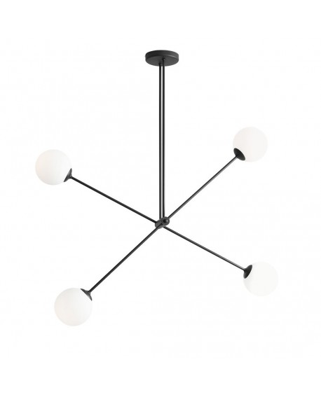 PLAFON OHIO 4 BLACK ALDEX 1081PL_L1