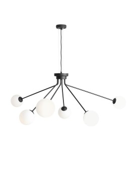 LAMPA WISZĄCA HOLM 6 BLACK ALDEX 1082K1