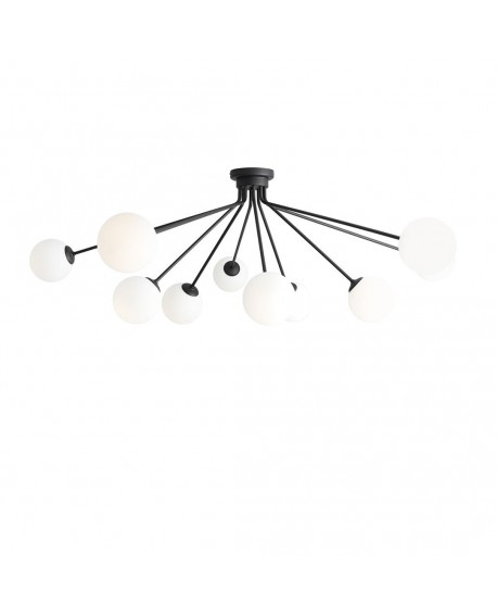 PLAFON HOLM 10 BLACK ALDEX 1082PL_M1