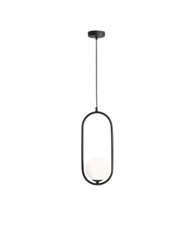 LAMPA WISZĄCA RIVA BLACK ALDEX 1086G1