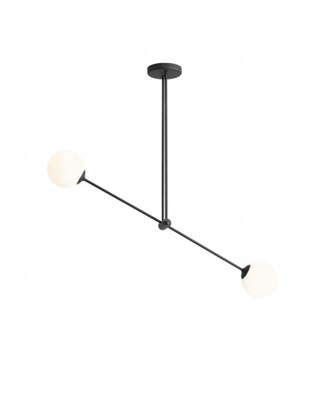 PLAFON OHIO 2 BLACK ALDEX 1081PL_H1