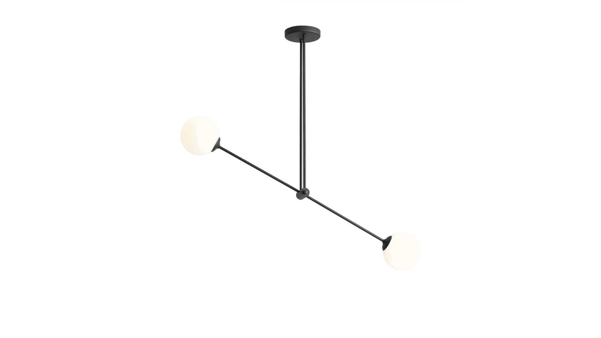 PLAFON OHIO 2 BLACK ALDEX 1081PL_H1