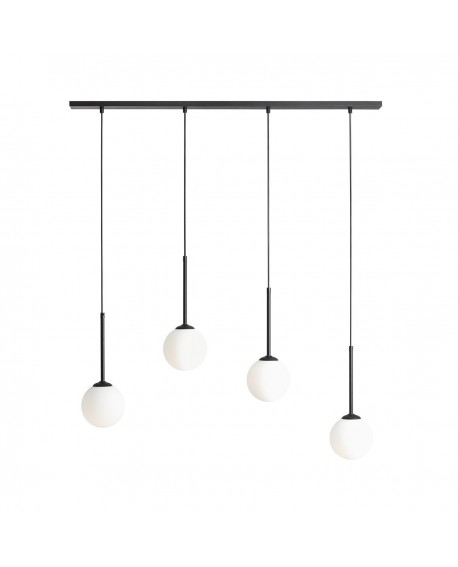 LAMPA WISZĄCA BOSSO 4 BLACK ALDEX 1087L1