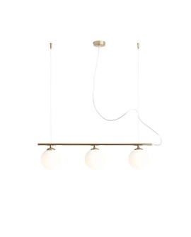 LAMPA WISZĄCĄ BERYL GLASS 3 GOLD ALDEX 1006E_30
