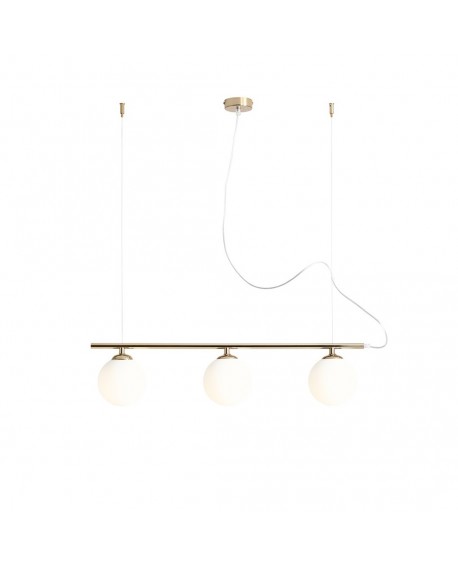 LAMPA WISZĄCĄ BERYL GLASS 3 GOLD ALDEX 1006E_30