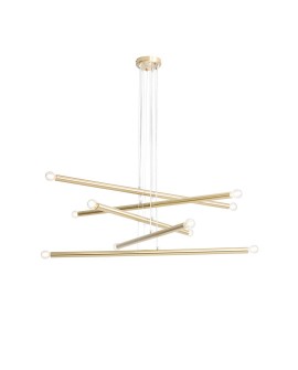 LAMPA WISZĄCA TUBO 10 BRASS ALDEX 1072M40