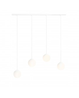 LAMPA WISZĄCA BOSSO 4 WHITE ALDEX 1087L