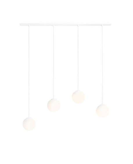 LAMPA WISZĄCA BOSSO 4 WHITE ALDEX 1087L
