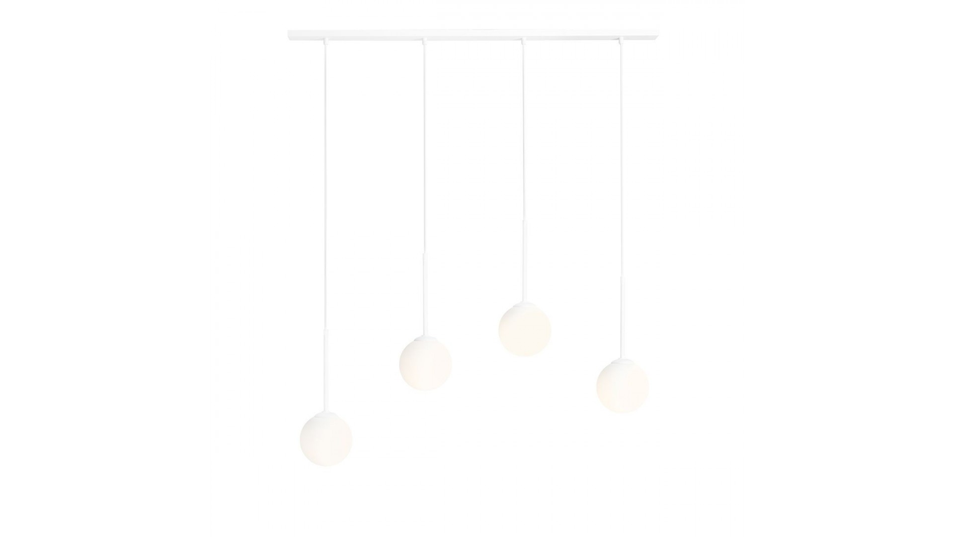 LAMPA WISZĄCA BOSSO 4 WHITE ALDEX 1087L