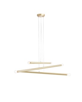 LAMPA WISZĄCA TUBO 6 BRASS ALDEX 1072K40