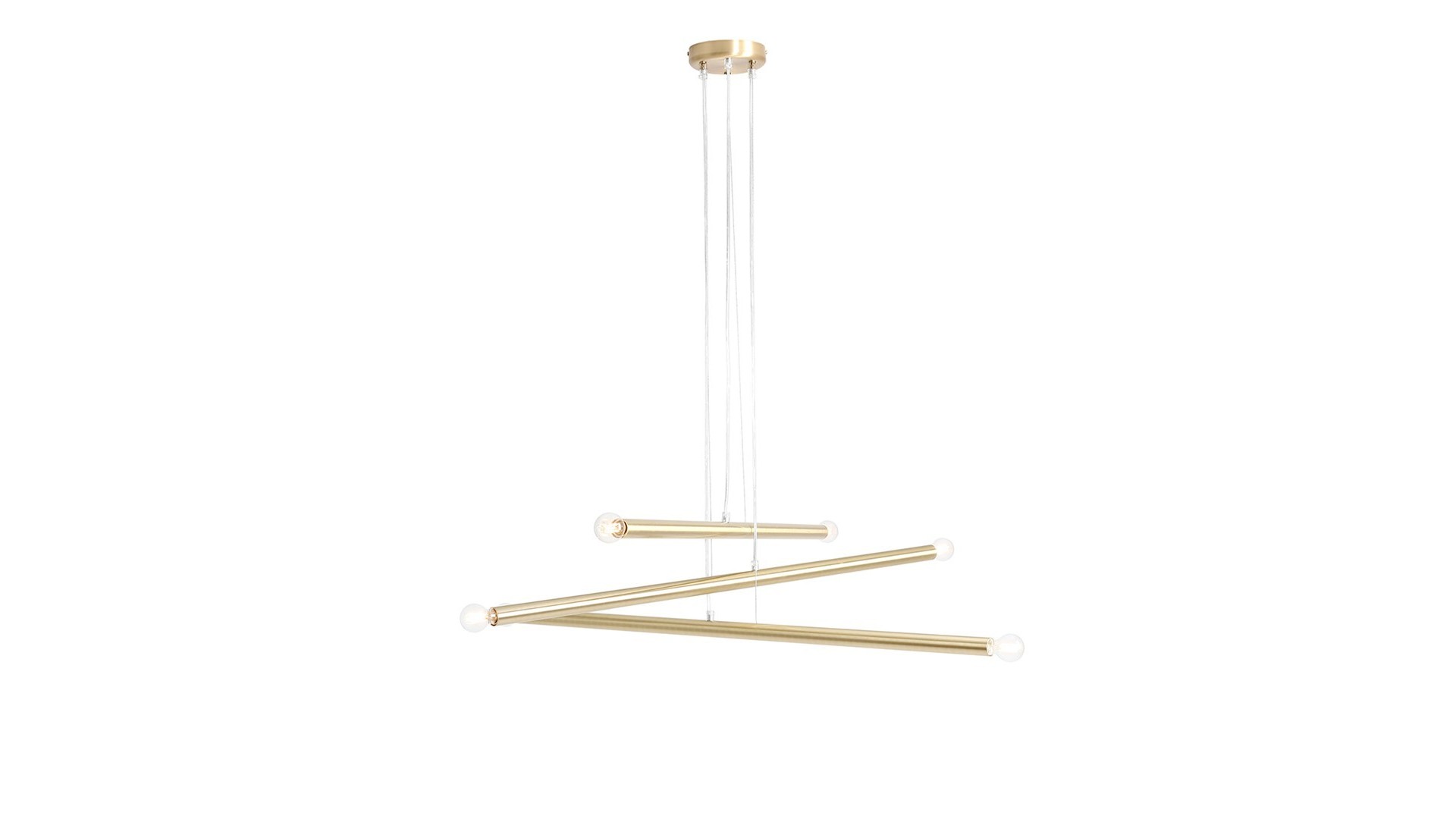 LAMPA WISZĄCA TUBO 6 BRASS ALDEX 1072K40