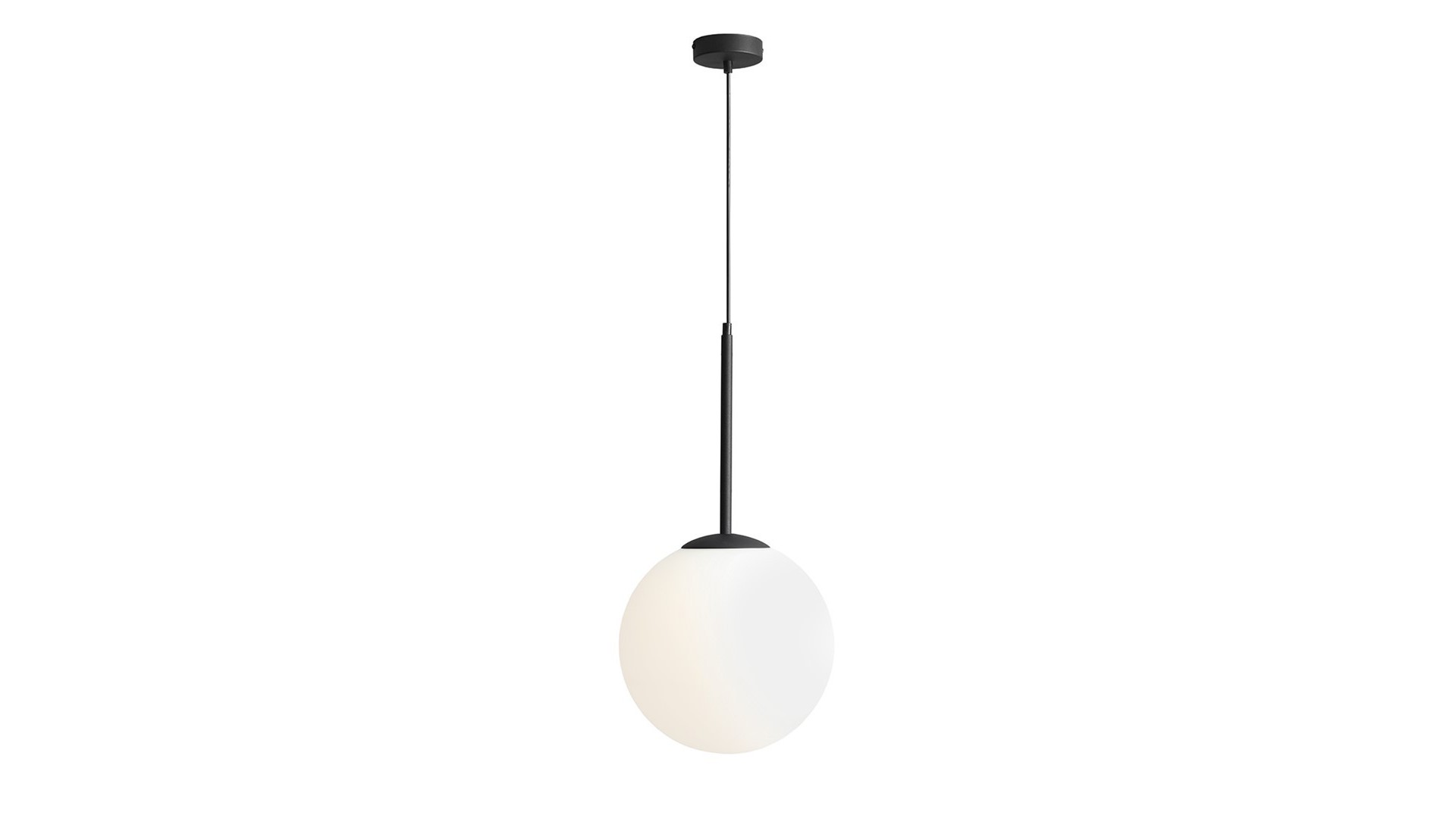 LAMPA WISZĄCA BOSSO MEDIUM 30 BLACK ALDEX 1087G1