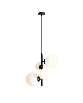 LAMPA WISZĄCA BLOOM 4 BLACK ALDEX 1091L1