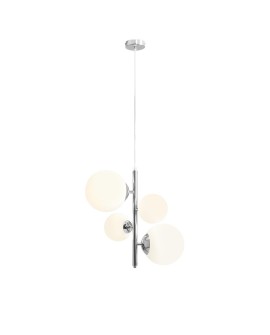 LAMPA WISZĄCA BLOOM 4 CHROME ALDEX 1091L4