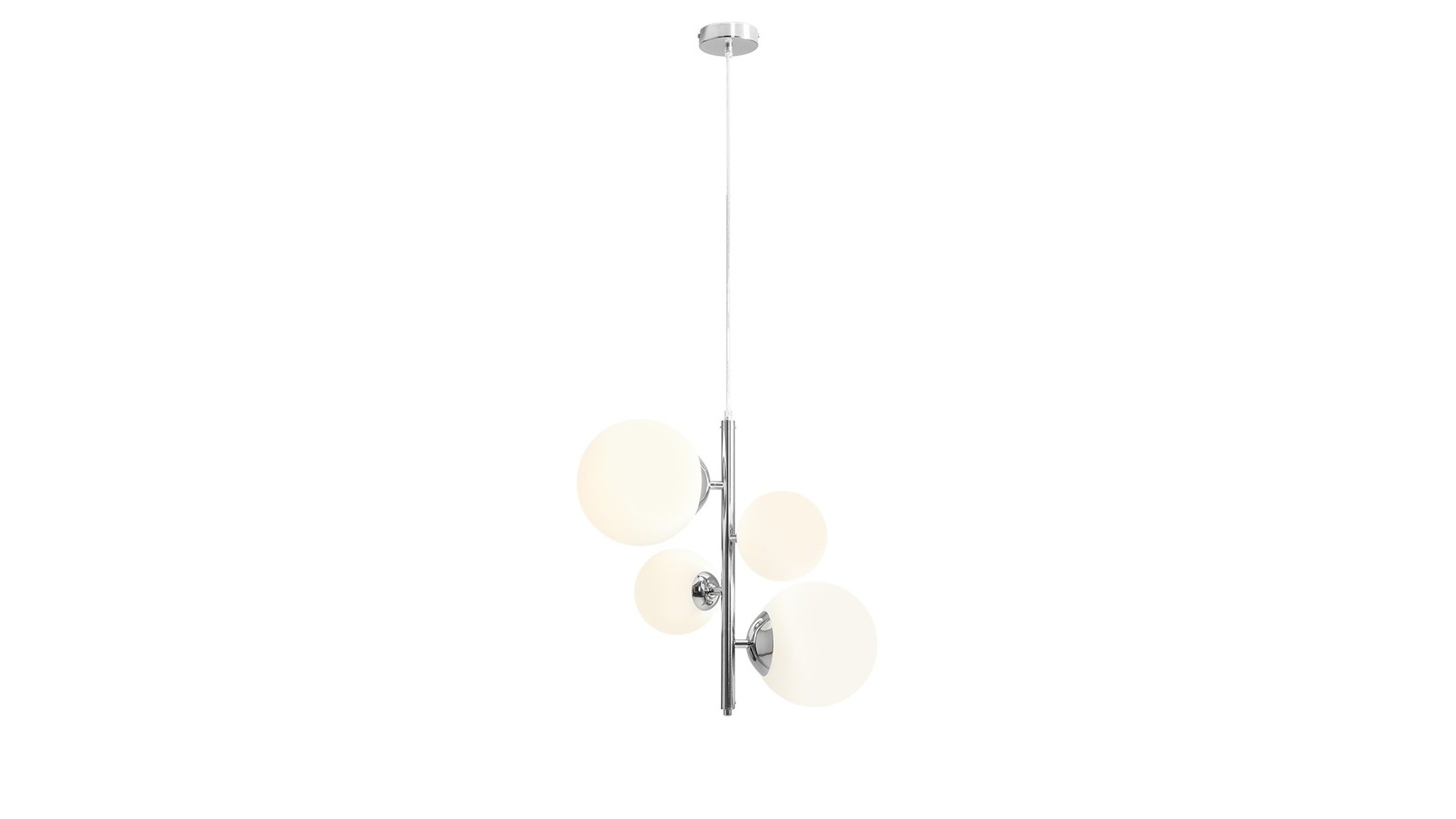 LAMPA WISZĄCA BLOOM 4 CHROME ALDEX 1091L4
