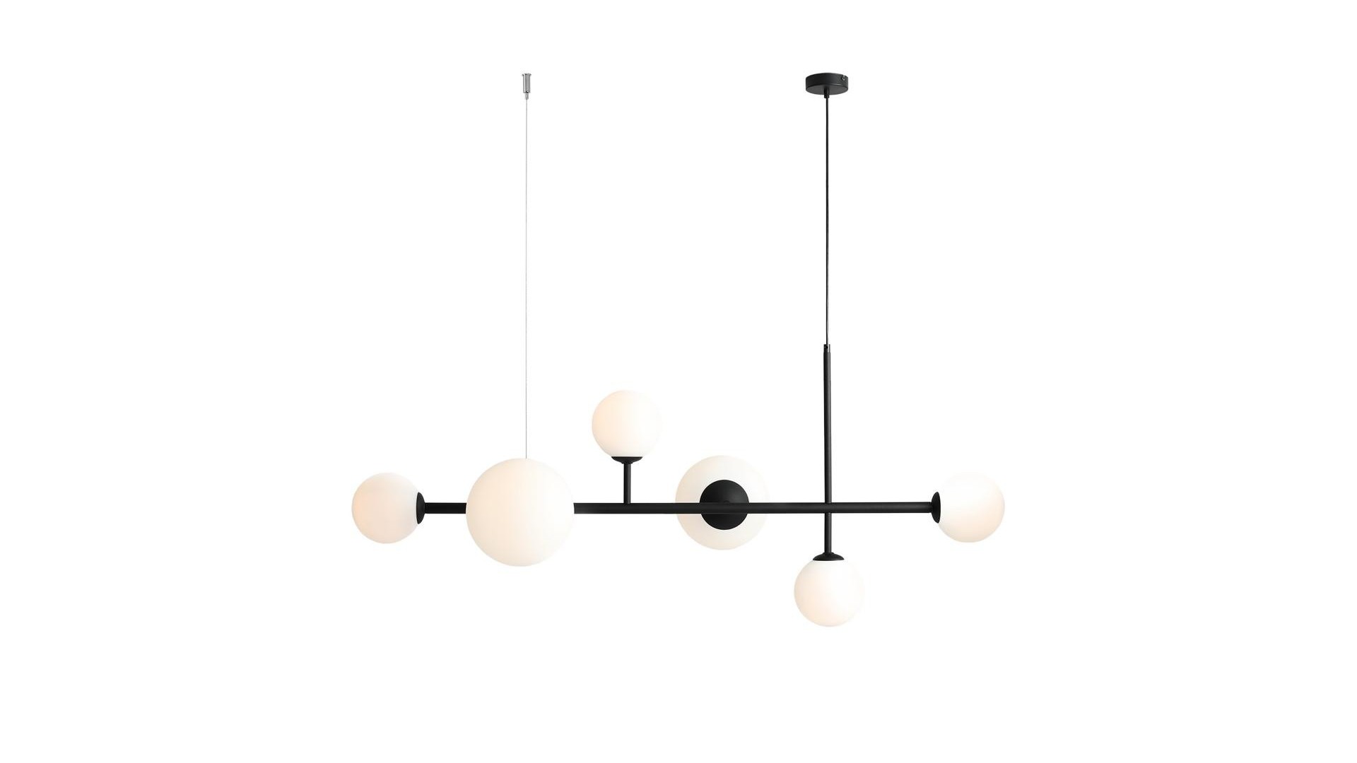 LAMPA WISZĄCA DIONE 6 BLACK ALDEX 1092K1