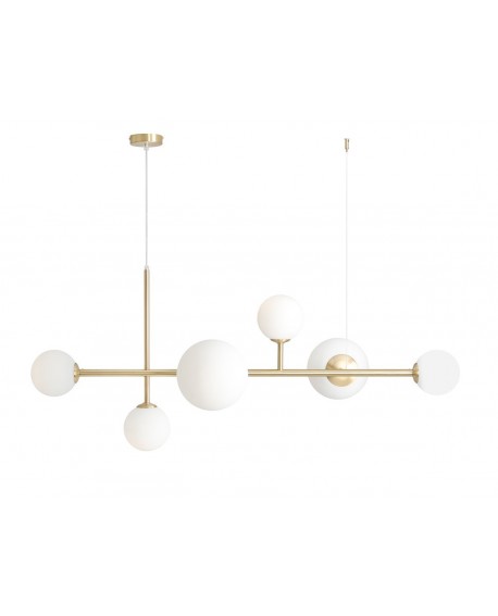 LAMPA WISZĄCA DIONE 6 BRASS ALDEX 1092K40