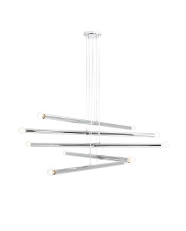 LAMPA WISZĄCA TUBO 10 CHROME ALDEX 1072M4