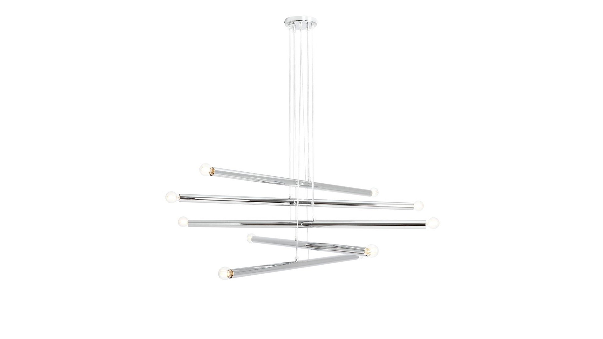 LAMPA WISZĄCA TUBO 10 CHROME ALDEX 1072M4