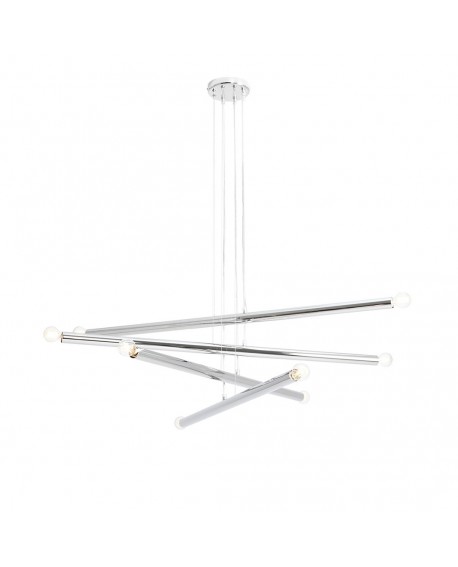 LAMPA WISZĄCA TUBO 8 CHROME ALDEX 1072P4