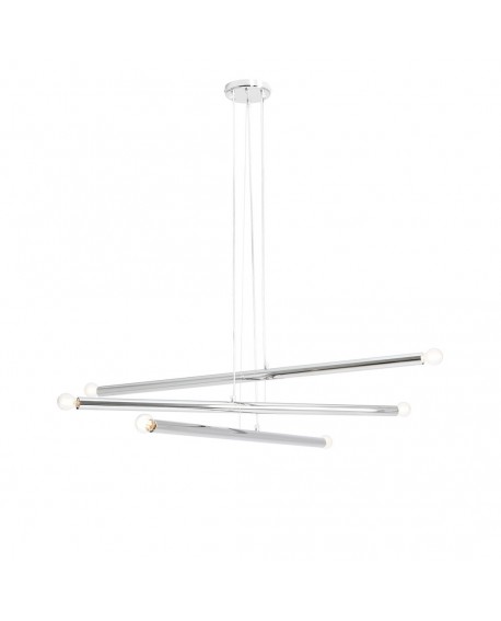 LAMPA WISZĄCA TUBO 6 CHROME ALDEX 1072K4