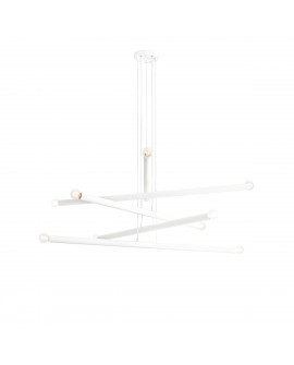 LAMPA WISZĄCA TUBO 10 WHITE ALDEX 1072M