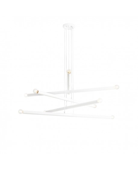 LAMPA WISZĄCA TUBO 10 WHITE ALDEX 1072M