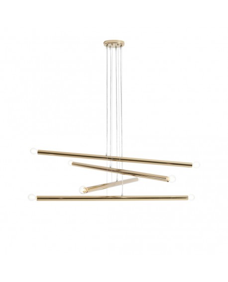 LAMPA WISZĄCA TUBO 8 GOLD ALDEX 1072P30