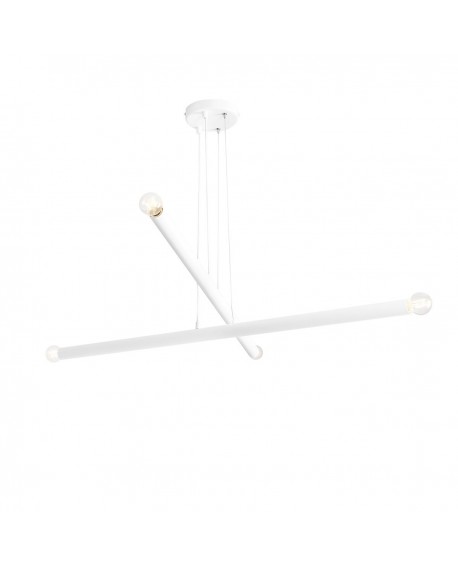 LAMPA WISZĄCA TUBO 4 WHITE ALDEX 1072L