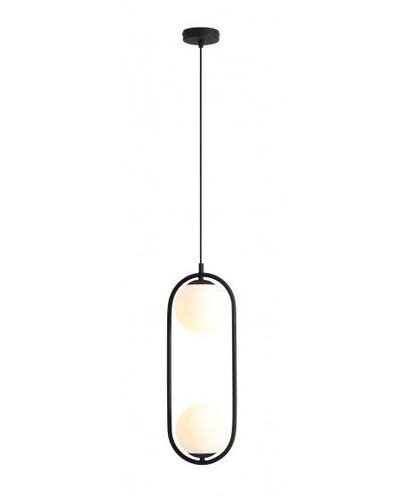 LAMPA WISZĄCA RIVA 2 BLACK ALDEX 1086H1