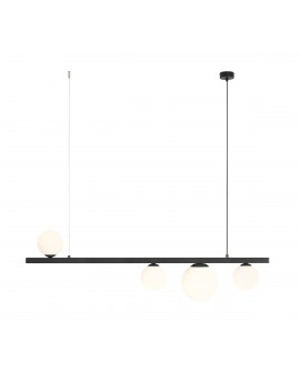 LAMPA WISZĄCA GARDA 4 BLACK ALDEX 1099L1