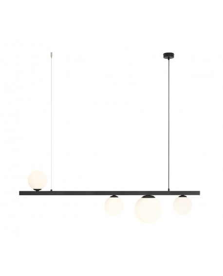 LAMPA WISZĄCA GARDA 4 BLACK ALDEX 1099L1