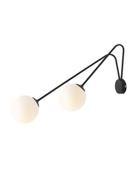 KINKIET HOLM 2 BLACK L ALDEX 1082D1_L