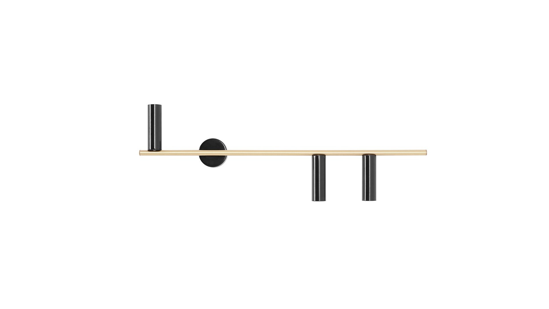 KINKIET TREVO 3 BLACK BRASS (right) ALDEX 1083Y40_2